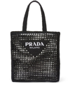 Prada Logo Handbag In Nero
