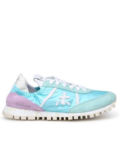 Premiata Mini Dress In Light Blue