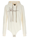 Rick Owens Champion X Hooded Bodysuit In White