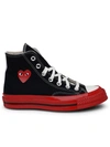 Comme Des Garçons Play Red Sole Chuck 70 In Black