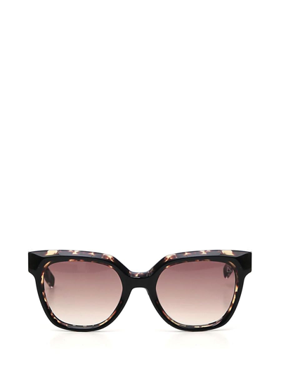 Spektre Sunglasses In <p> Sunglasses With Black Eyeglass Frames And Tabacco Lenses