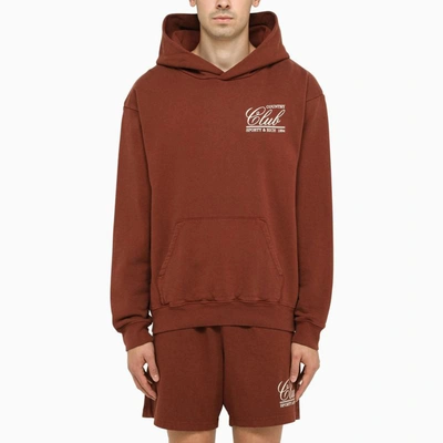 Sporty And Rich Sporty & Rich Logo Printed Long In Brown