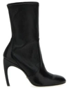 Stuart Weitzman 75mm Stuart Power Zip-detail Pointed-toe Boots In Black
