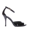Stuart Weitzman Nudist Point Pump Sandals In Black