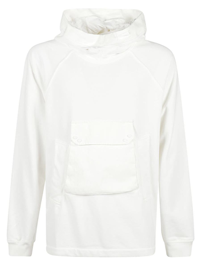 Ten C White Cotton Sweatshirt