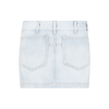 Attico Abra Mini Denim Skirt In Blue