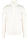 TOM FORD TOM FORD HALF-ZIP KNITTED JUMPER