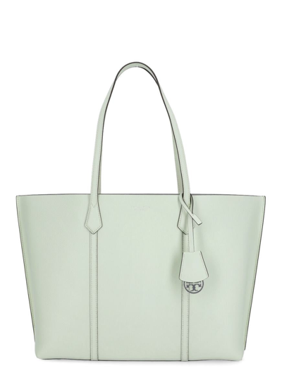 Tory Burch Perry Triple Compartment Shopping Bag In Green