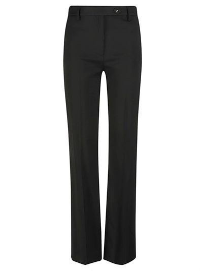 True Royal Cady Flared Trousers In Black