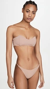 Fleur Du Mal Bandeau Bra In Tan