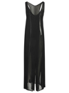 Y/project Sheer Sleeveless Dress In Black