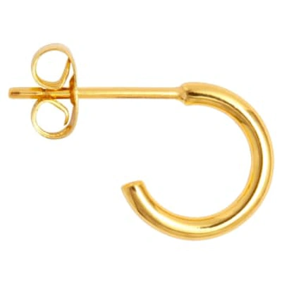 Lulu Copenhagen Gold Plated Color Hoop Earring