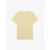 Reiss Mens Lemon Bless Crew-neck Cotton T-shirt