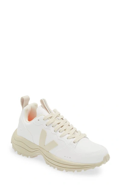 Veja Venturi Organic Cotton Sneaker In White & Pierre