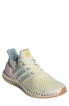 Adidas Originals Ultra 4d Running Shoe In Off White/ Blue/ Orchid