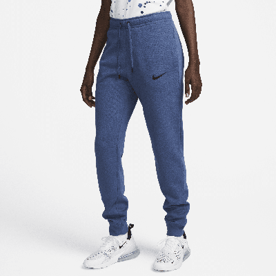 Nike U.s. Club Fleece  Women's Mid-rise Pants In Blue