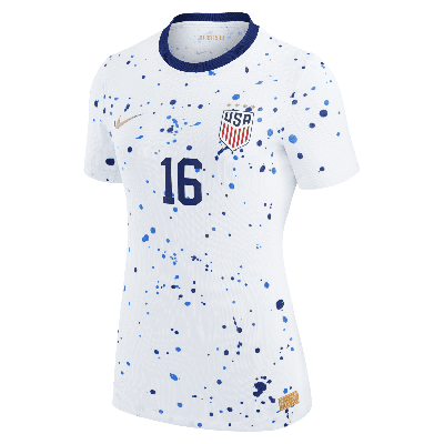 Nike Rose Lavelle Uswnt 2023 Match Home  Women's Dri-fit Adv Soccer Jersey In White