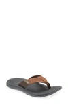 Reef Santa Ana Flip Flop In Grey/ Tan