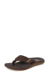 Reef Men's Santa Ana Padded & Waterproof Flip-flop Sandal In Brown