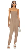 BOBI STRAPLESS JUMPSUIT