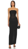 Amanda Uprichard X Revolve Myles Maxi In Black