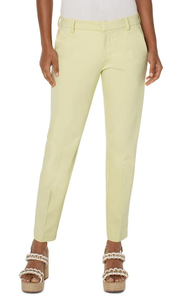 Liverpool Los Angeles Kelsey Knit Trousers In Lemon Grass