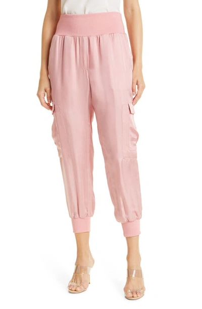 Cinq À Sept Cinq A Sept Giles High-waist Jogger Pants In Pink Sand