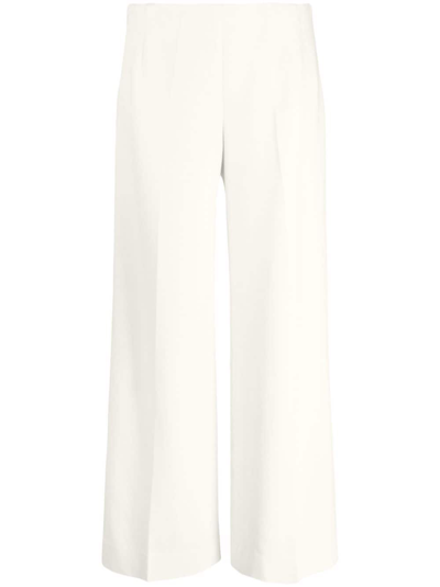 TOTÊME STRAIGHT-LEG CROPPED TROUSERS