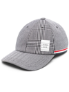 THOM BROWNE MULTI-PRINT WOOL BASEBALL CAP