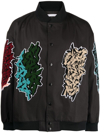 CHILDREN OF THE DISCORDANCE MOTIF-PATCHES COTTON BOMBER JACKET