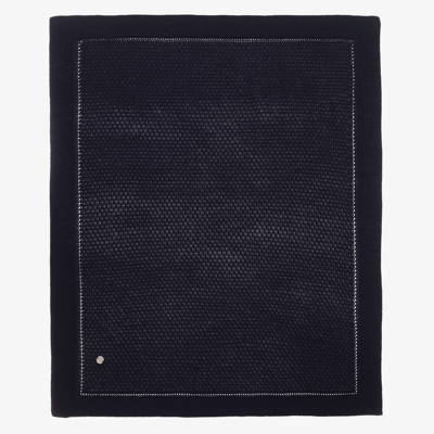 Artesania Granlei Navy Blue Knitted Blanket (85cm)