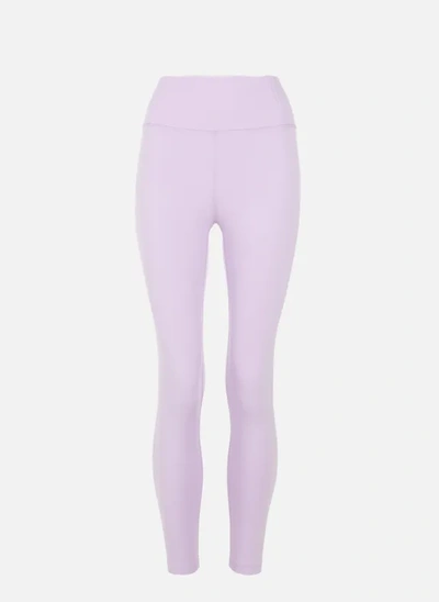 Girlfriend Collective Violet Rib High-rise Legging In Purple