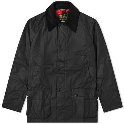 Pre-owned Barbour Ashby Wax Jacket In Black