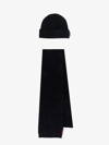 Dsquared2 Hat And Scarf Set In Black