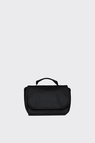 Rains Texel Wash Bag In Black