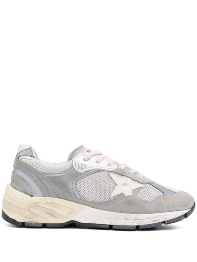 GOLDEN GOOSE GREY RUNNING DAD MESH PANELLED SNEAKERS,GWF00558F0049446037920260816