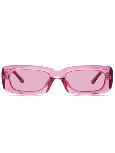 Linda Farrow X  Marfa Sunglasses In Pink