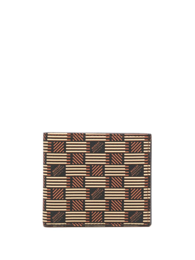 Moreau Monogram-print Leather Wallet In Brown