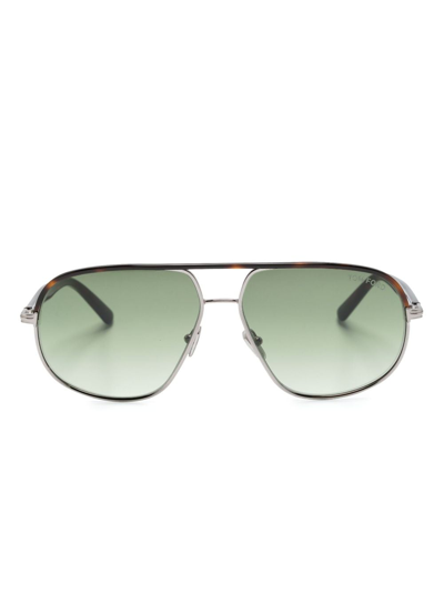 Tom Ford Maxwell Tortoiseshell-effect Sunglasses In Brown
