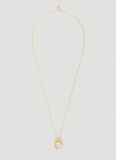 Charlotte Chesnais Initial Necklace In Gold