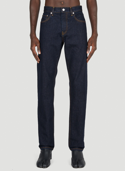 Helmut Lang ‘98 Mid-rise Straight-leg Jeans In Blue