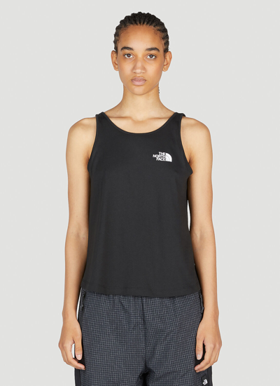 The North Face Woman Tank Top Salmon Pink Size Xl Polyester In Black