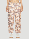 Isabel Marant Elore Camo Printed Cotton Cargo Pants In Camel