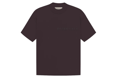 Pre-owned Fear Of God Essentials Women's Ss Tee Plum