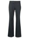 Paloma Wool Saba Pinstripe Low Rise Straight Leg Pants In Grey