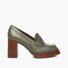 Alohas Busy Coffee Loafers In Green