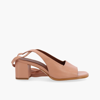 Alohas Lille Brown Sandals In Pink