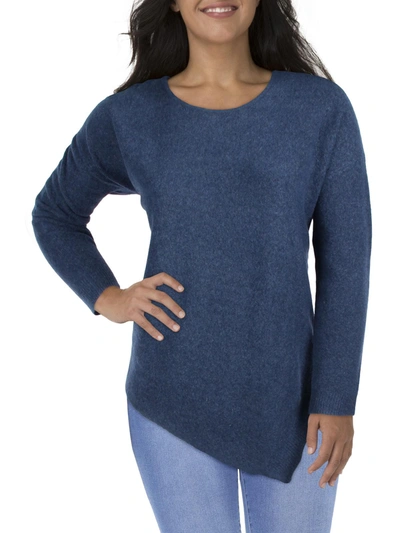 Karen Kane Womens Wool Blend Boatneck Pullover Sweater In Multi