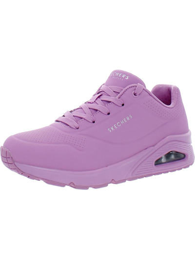 Skechers Uno-stand On Air Womens Trainers Wedge Fashion Sneakers In Pink