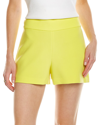 Alice And Olivia Donald High-waisted Shorts In Yellow